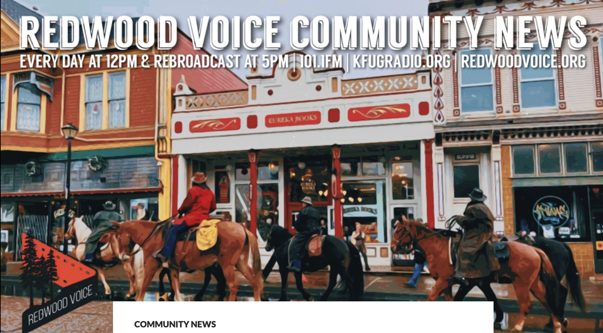 A TROT TO THE FOOD BANK – REDWOOD VOICE COMMUNITY NEWS